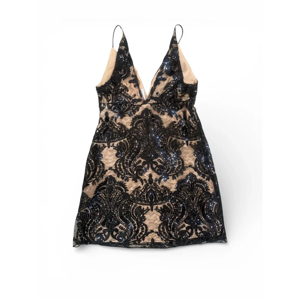 Free People Night Shimmer Mini Dress Size 2 NWT‎ - Picture 11 of 12